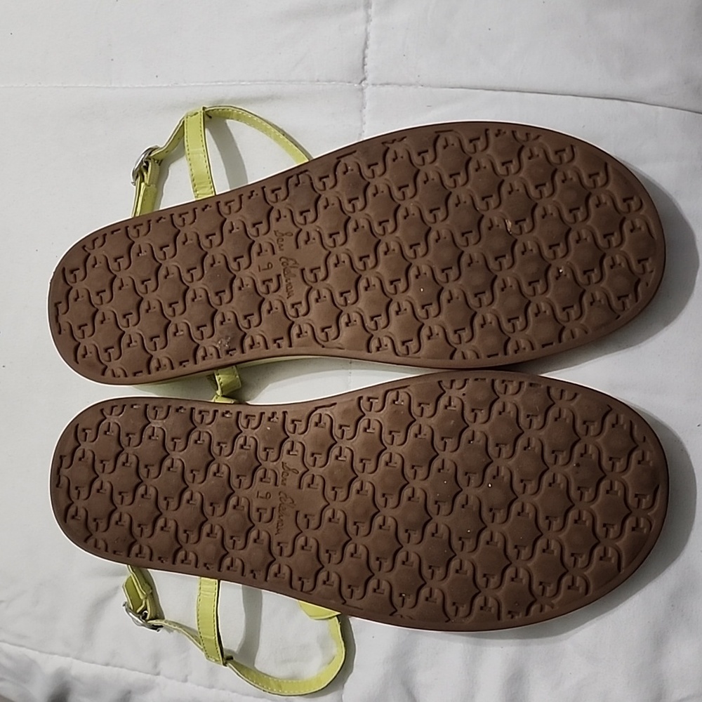 Sam Edelmen Yellow Sandals - Picture 2 of 4